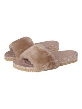 Fleks Women's San Ysidro Slide, Taupe, Size W11/M10, NWT No box